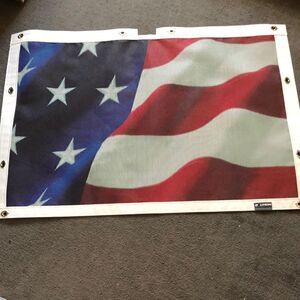 Belmor BS-75619USA-1 Bug Screen Truck Grille Cover for Kenworth USA Flag